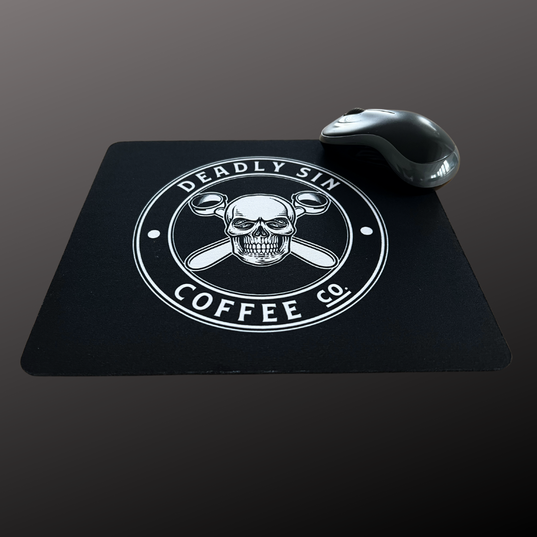 Deadly Sin Coffee Death Mouse Pad – Deadly Sin Coffee Co