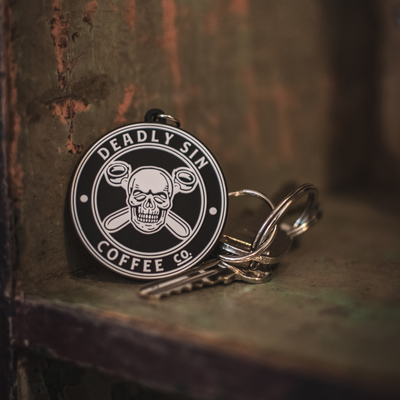 Deadly Sin Coffee Silicon Key Ring